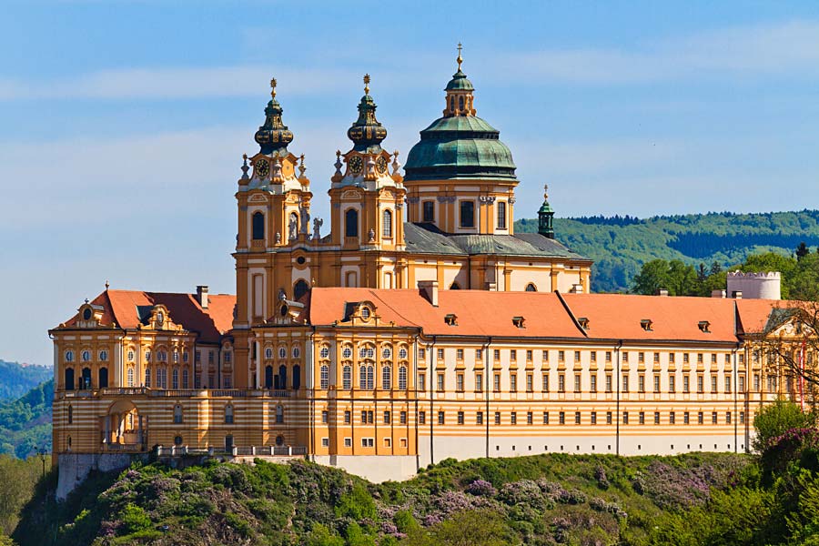 Na kole z Melk do Stift Gottweig kolem Dunaje